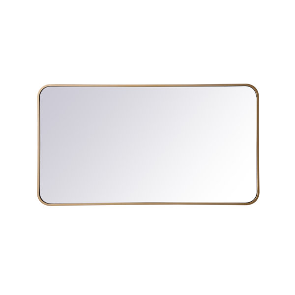 RE/FINE™ Sabine Metal Rounded Rectangle Wall Mirror & Reviews | Wayfair